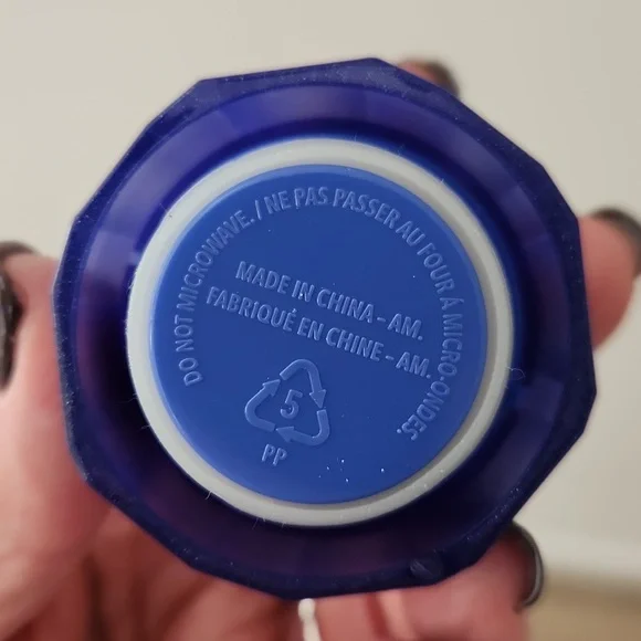 Starbucks 2023 Silver Glacier Blue Ombre Jewel Lid Stainless Stee Bottle Tumbler - Picture 6 of 12